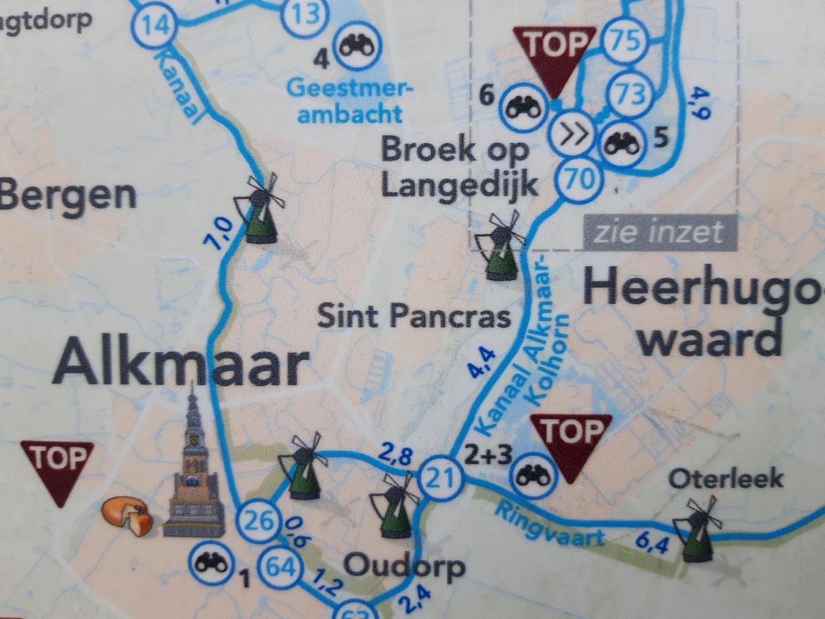 Oterleek Gastenverblijf Bij De Molen Tussen Alkmaar En Hoorn מראה חיצוני תמונה